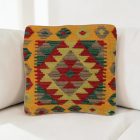 Kézi szövésű díszpárna 40x40 Kilim párnahuzat