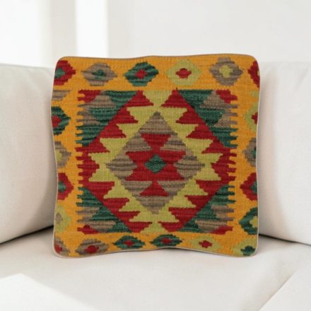 Kézi szövésű díszpárna 40x40 Kilim párnahuzat