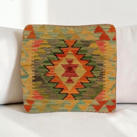 Kézi szövésű díszpárna 40x40 Kilim párnahuzat