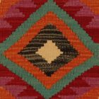 Kézi szövésű Kilim párnahuzat 40x40 afgán díszpárna