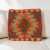Kézi szövésű Kilim párnahuzat 40x40 afgán díszpárna