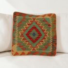 Kézi szövésű Kilim párnahuzat 40x40 afgán díszpárna