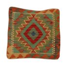 Kézi szövésű Kilim párnahuzat 40x40 afgán díszpárna