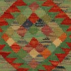 Kézi szövésű Kilim párnahuzat 40x40 afgán díszpárna
