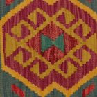 Kézi szövésű Kilim párnahuzat 40x40 afgán díszpárna