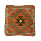 Kézi szövésű Kilim párnahuzat 40x40 afgán díszpárna