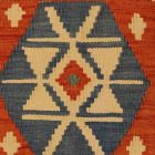 Kézi szövésű Kilim párnahuzat 40x40 afgán díszpárna