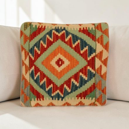 Kézi szövésű párna 40x40 Kilim párnahuzat
