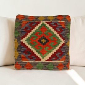 Kézi szövésű párna 45x45 Kilim párnahuzat