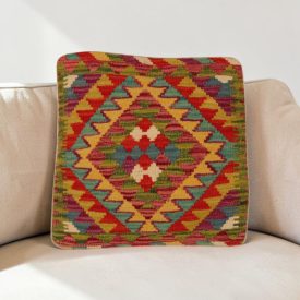 Kézi szövésű párna 45x45 Kilim párnahuzat