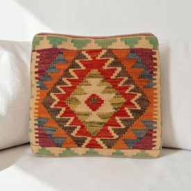 Kézi szövésű párna 40x40 Kilim párnahuzat