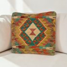 Kézi szövésű párna 40x40 Kilim párnahuzat