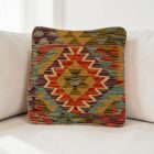 Kézi szövésű párna 40x40 Kilim párnahuzat