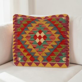 Kézi szövésű párna 40x40 Kilim párnahuzat