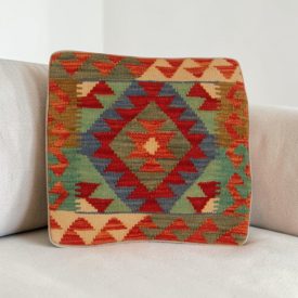Kézi szövésű párna 40x40 Kilim párnahuzat