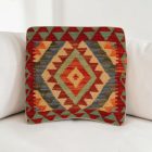 Kézi szövésű párnahuzat 40x40 Kilim díszpárna