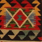 Kézi készítésű párnahuzat 40x40 Kilim párna
