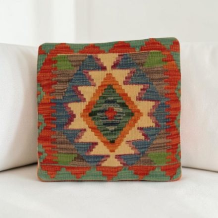 Kézi szövésű párnahuzat 40x40 Kilim díszpárna