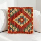 Kézi szövésű párnahuzat 40x40 Kilim díszpárna