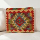 Kézi szövésű párnahuzat 40x40 Kilim díszpárna