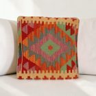 Kézi szövésű párnahuzat 40x40 Kilim díszpárna