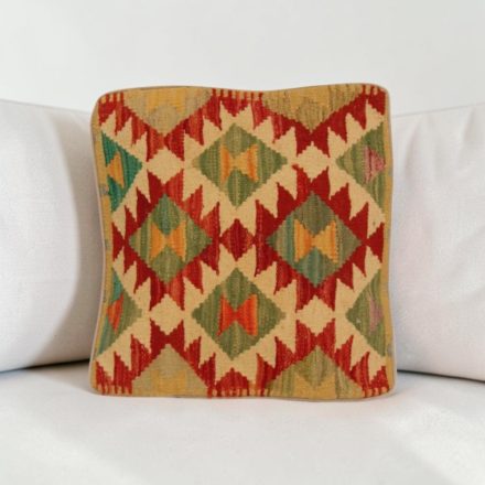 Kézi szövésű párnahuzat 40x40 Kilim díszpárna