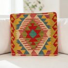 Kézi szövésű párnahuzat 40x40 Kilim díszpárna