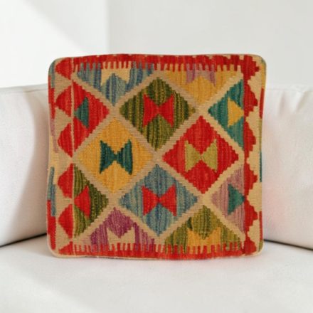 Kilim díszpárna 40x40 kézi szövésű Kelim párnahuzat
