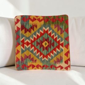 Kilim díszpárna 40x40 kézi szövésű Kelim párnahuzat