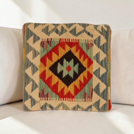 Kilim díszpárna 40x40 kézi szövésű Kelim párnahuzat