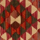 Kilim díszpárna 40x40 kézi szövésű Kelim párnahuzat