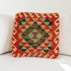 Kilim díszpárna 40x40 kézi szövésű Kelim párnahuzat