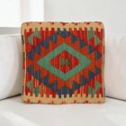 Kilim díszpárna 40x40 kézi szövésű Kelim párnahuzat