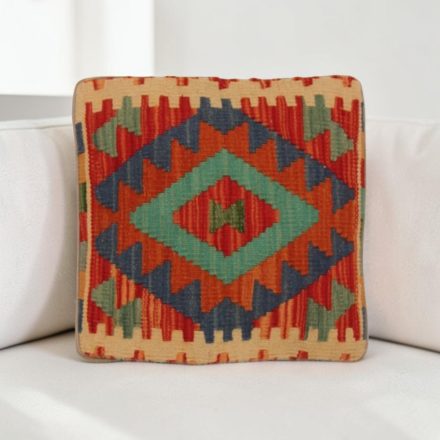 Kilim díszpárna 40x40 kézi szövésű Kelim párnahuzat