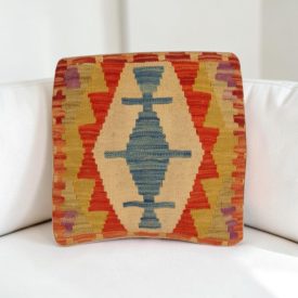 Kilim díszpárna 40x40 kézi szövésű Kelim párnahuzat