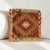 Kilim díszpárna 40x40 kézi szövésű Kelim párnahuzat