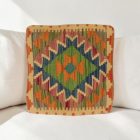 Kilim díszpárna 40x40 kézi szövésű Kelim párnahuzat