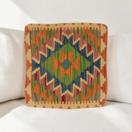 Kilim díszpárna 40x40 kézi szövésű Kelim párnahuzat