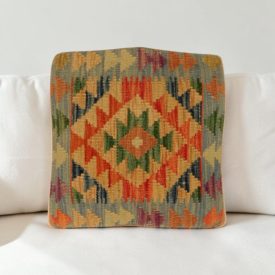 Kilim díszpárna 40x40 kézi szövésű Kelim párnahuzat