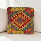 Kilim díszpárna 40x40 kézi szövésű Kelim párnahuzat