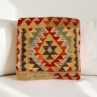 Kilim díszpárna 40x40 kézi szövésű Kelim párnahuzat