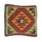 Kilim díszpárna 40x40 kézi szövésű párnahuzat