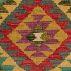 Kilim díszpárna 40x40 kézi szövésű párnahuzat