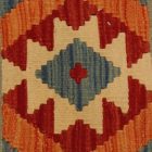 Kilim díszpárna 40x40 kézi szövésű párnahuzat