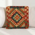 Kilim díszpárna 40x40 kézi szövésű párnahuzat
