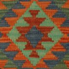 Kilim díszpárna 40x40 kézi szövésű párnahuzat