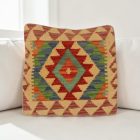 Kilim díszpárna 40x40 kézi szövésű párnahuzat