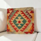Kilim díszpárna 40x40 kézi szövésű párnahuzat