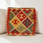 Kilim díszpárna 40x40 kézi szövésű párnahuzat
