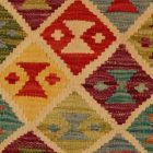 Kilim díszpárna 40x40 kézi szövésű párnahuzat